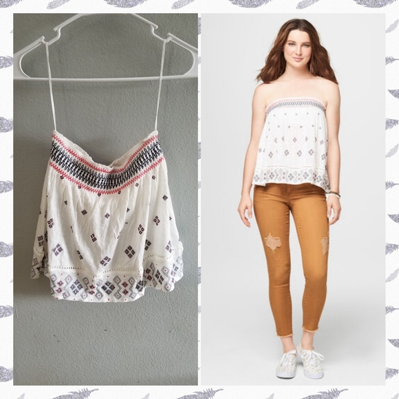 Aeropostal Cape Juby Geometric Shape Top - Picture 1 of 10